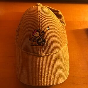 Zara Charlie Brown Peanuts Curderoy Hat Sz M